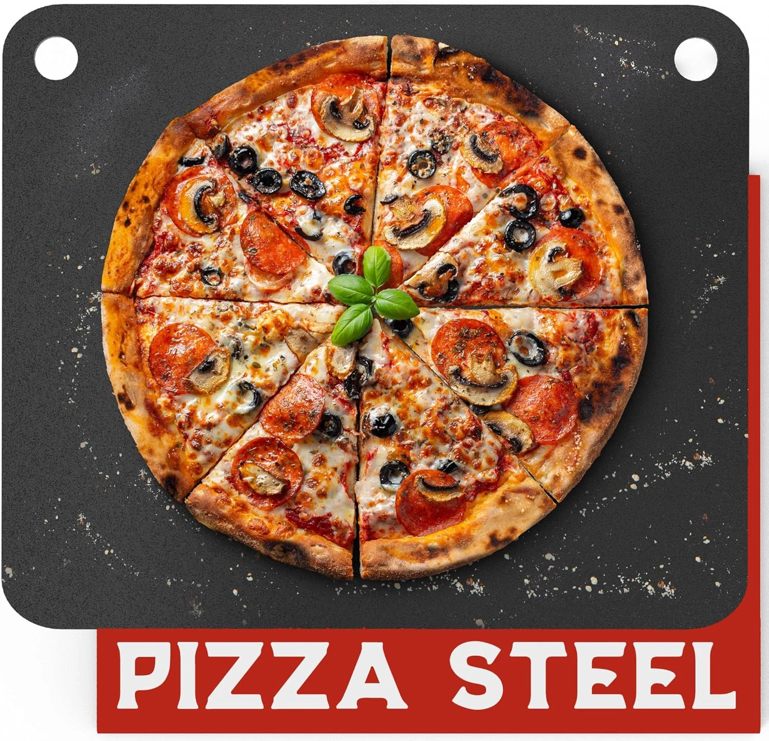 XL Pizza Steel for Oven & Grill - Perfect Crust & High Conductivity