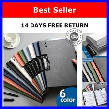 A4 File Folder Clipboard Cover Document Organizer Plastic Office School