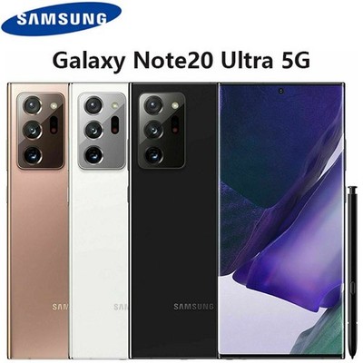 New Sealed Samsung Galaxy Note20 Ultra 5G SM-N986U 12+128GB Smartphone 6.9'' US