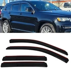 IN-CHANNEL Window Visors Sun Shade Rain Guard Fit 2011-2021 Jeep Grand Cherokee