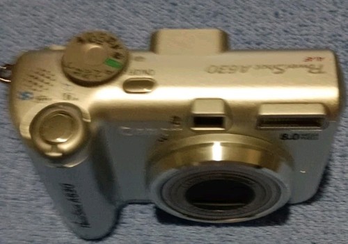 Canon PowerShot A630 8.0MP / CCD Digital Camera Silver - Picture 4 of 15