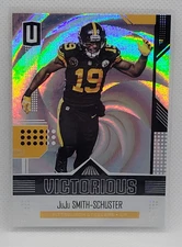 2018 Unparalleled JuJu Smith-Schuster Victorious Whirl #ed 010/100 Steelers 