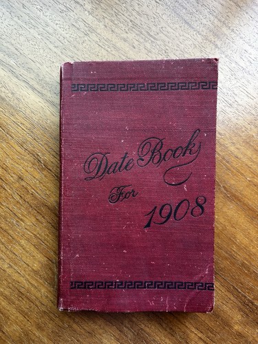 1908 California Ford Driver's Hunting Fishing Travel Handwritten Diary Journal