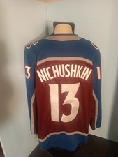 VALERI NICHUSHKIN #13 COLORADO AVALANCHE MENS HOCKEY JERSEY SZ XL STITCHED 