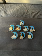 Disneyland 70th Anniversary Glitter D Pins