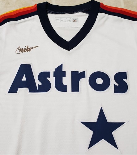 Vintage MLB Houston Astros Nike Cooperstown Weiß Trikot Größe M Neu ohne Etikett - Bild 2 von 7