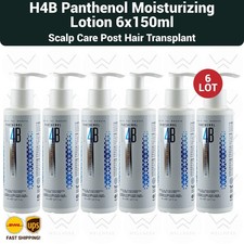 H4B Panthenol Moisturizing Lotion 150ml, Scalp Care Post Hair Transplant - 6 LOT