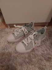 New TU womens pale mint pumps trainers lace up shoes size 4