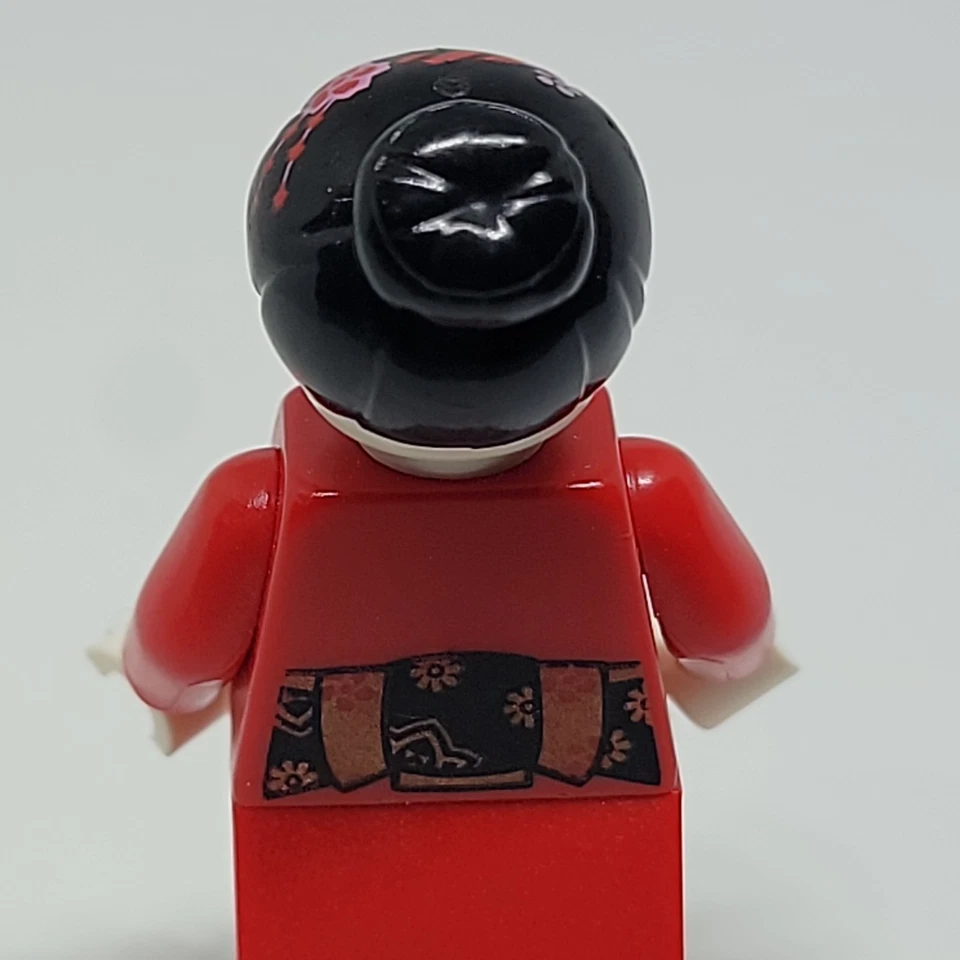 1X Lego Minifiguras Serie 4 Kimono Niña Mujer Niña Rojo 8804 Col04-2 Col050 Foto 3 de 3