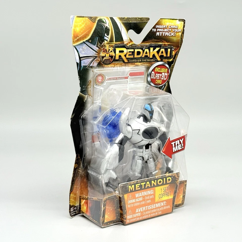 Spin Master 2011 Redakai Metanoid Light Up Action Figure Exclusive Blast 3D Card - Image 4 of 4