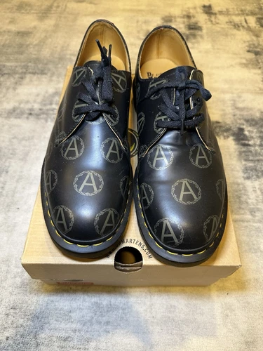 Supreme X Dr Martens X Undercover 3 Eye Anarchy Chaussures Noir Homme Taille 10,5