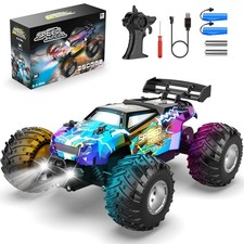 All-Terrain Remote Control Car for Kids, LED Lights, 2 Batteries, 20 KM/H Speed