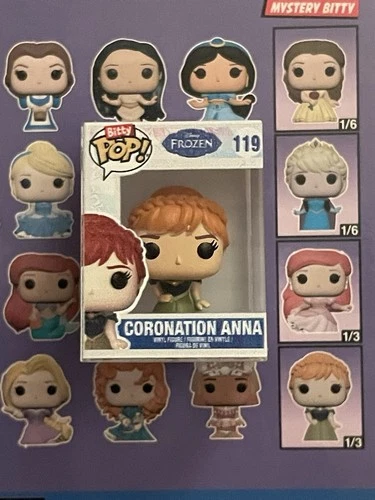 Funko Bitty Pop Frozen #119 Coronation Anna 1/3 Chase
