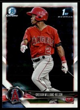 2018 Bowman Draft Chrome Drevian Williams-Nelson Los Angeles Angels #BDC-77