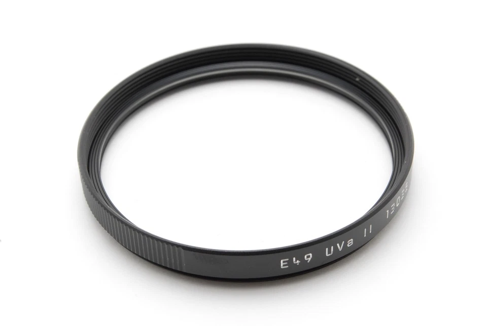 Genuine Leica [TOP MINT] UV Filter UVa II E49 13035 Black for M, Q3, Q2  JAPAN - Image 4 of 4
