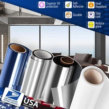 Mirror Reflective One Way Privacy Window Film Glass Tint Anti UV For Home Office