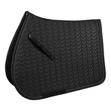 Equest Schabracke Macro Arrow, schwarz - hochwertige Sattelunterlage - SP Pferd