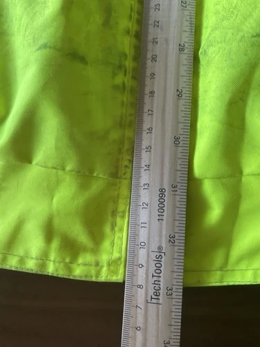 RADWEAR 4X Sz Hi Vis Reflective Safety Bomber Jacket Quilted Liner Construction image 13