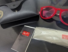 Ray Ban Sunglasses Red with Case