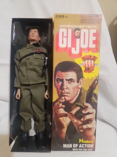 HASBRO G.I. JOE 2006 12" ADVENTURE TEAM MAN OF ACTION NEW KUNG FU GRIP
