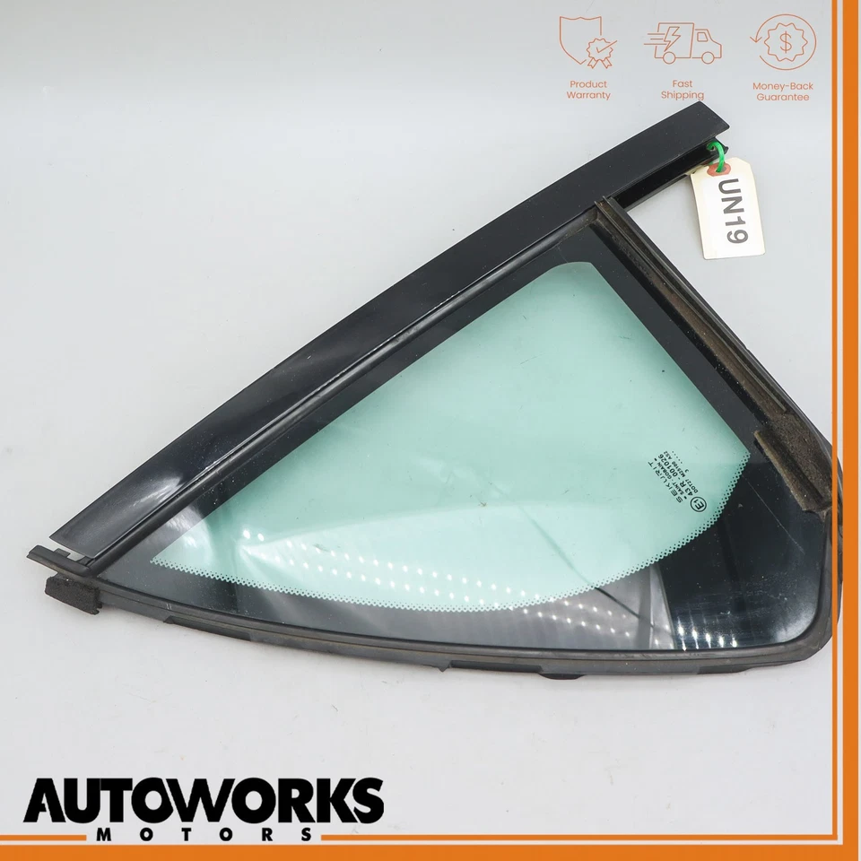 04-09 Jaguar XJR XJ8 VDP X350 X358 Cuarto de puerta lateral derecho ventana vidrio OEM Foto 2 de 4