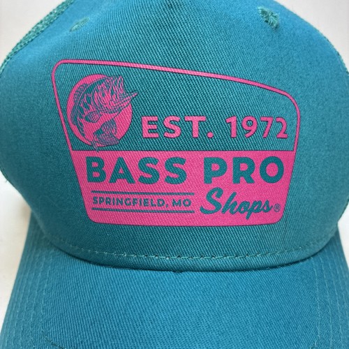 Bass Pro Shops Trucker Retro Mütze türkis Mesh Baseball Cap - Bild 2 von 10