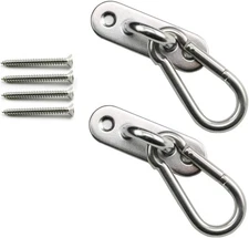 heyous 2 Set M8 Suspension Ceiling Wall Mount U Hook Anchor Hanger M8, Strip 