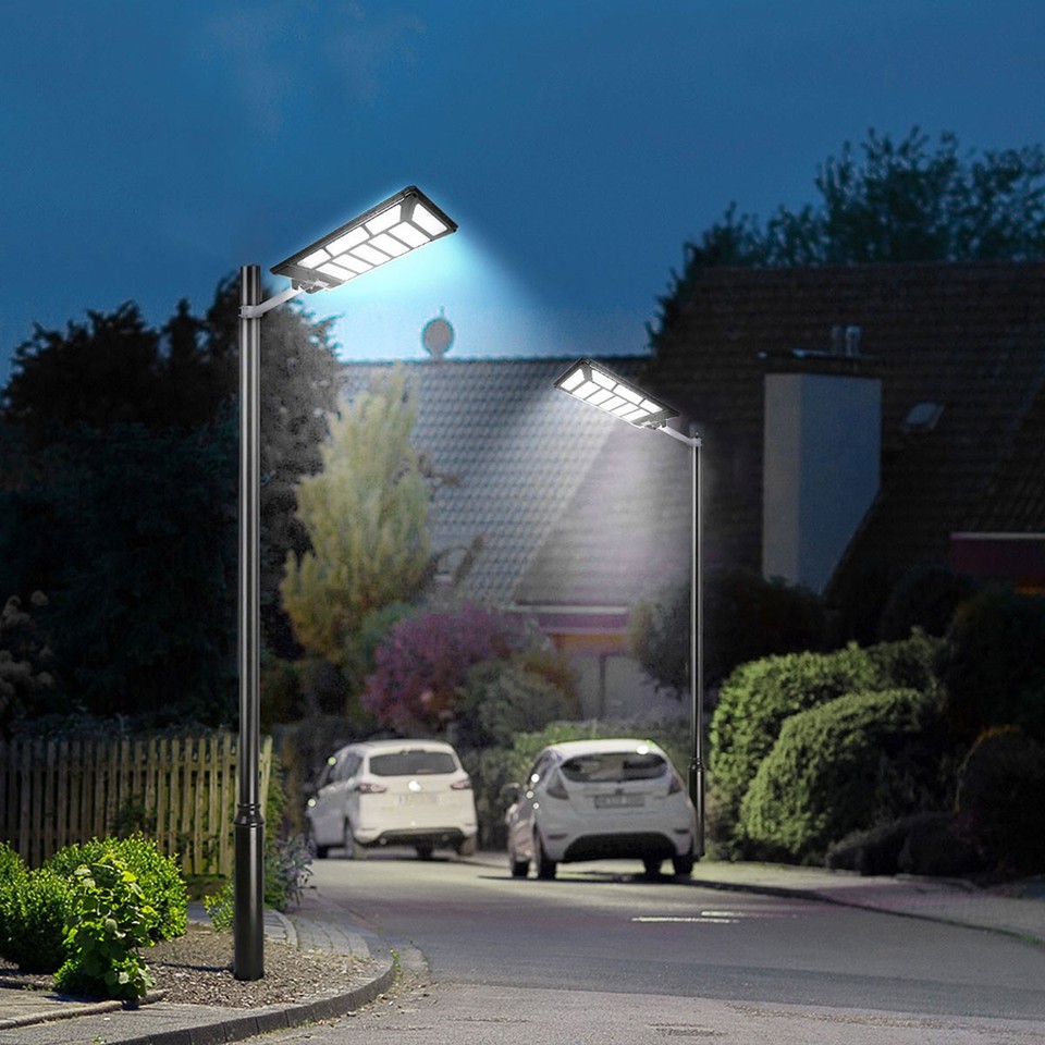11000W Commercial LED Solar Street Light Outdoor Dusk to Dawn Solar Super Bright