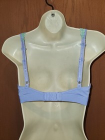 WACOAL 852191 EMBRACE LACE Wireless Convertib Bra Pastel Periwinkle & Mint NWOT