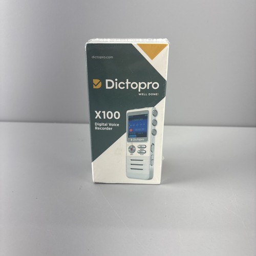 DICTOPRO X100 Digital Voice Activated Recorder Portable Mini Dictaphone 8GB - Picture 9 of 13