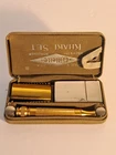US Military Gillette Kaki Field Shaving Kit with Razor Blades Original WW1