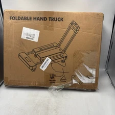 TROOZY Heavy Duty Folding Hand Truck 500LB TW25BK1 6-Wheels Expandable Base