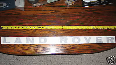 Land Rover 1 decal front bonnet SILVER  btr9897lav - Picture 1 of 3