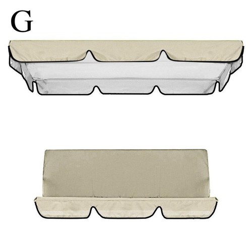 Garden Outdoor 3 Person Porch Swing Chair Bench Canopy Seat Ceiling Cover\ D5R7 - Bild 11 von 18