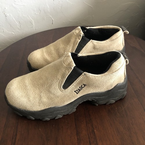 Itasca Hiking Shoes Light Brown Tan Size 7.5 Leather Suede Lightly Used - Picture 2 of 6