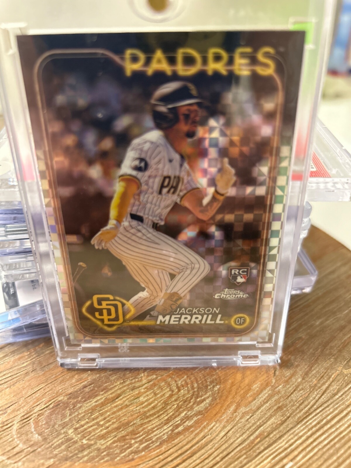 2024 Topps Chrome - X-Fractor #207 Jackson Merrill (RC)