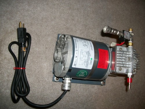 AIR DIMENSIONS R221-AT-AA1-CD DIA-VAC 1/8 HP 115V DIAPHRAGM VACUUM PUMP - Picture 6 of 8