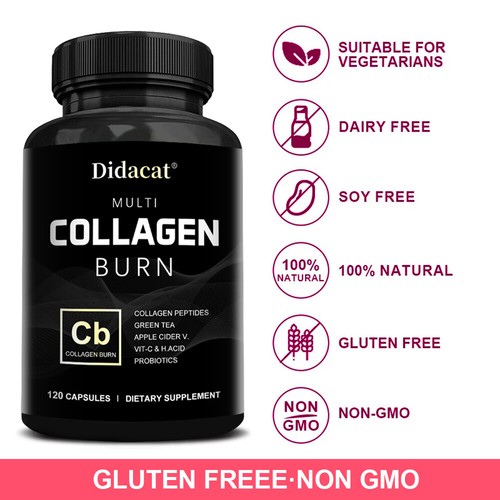 MULTI COLLAGEN Kapseln - Fettverbrennung, Gewichtsverlust, helfen Haut, Haare und Nägel zu erhöhen - Bild 13 von 17