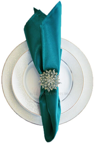 Wedding Linens Inc. (10 pcs) 20" x 20" Heavy Duty Satin Napkins - Picture 32 of 42