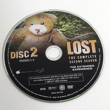 LOST Complete Second Season DVD DISC 2 Episodes 5-8 Disc Only *Replacement*