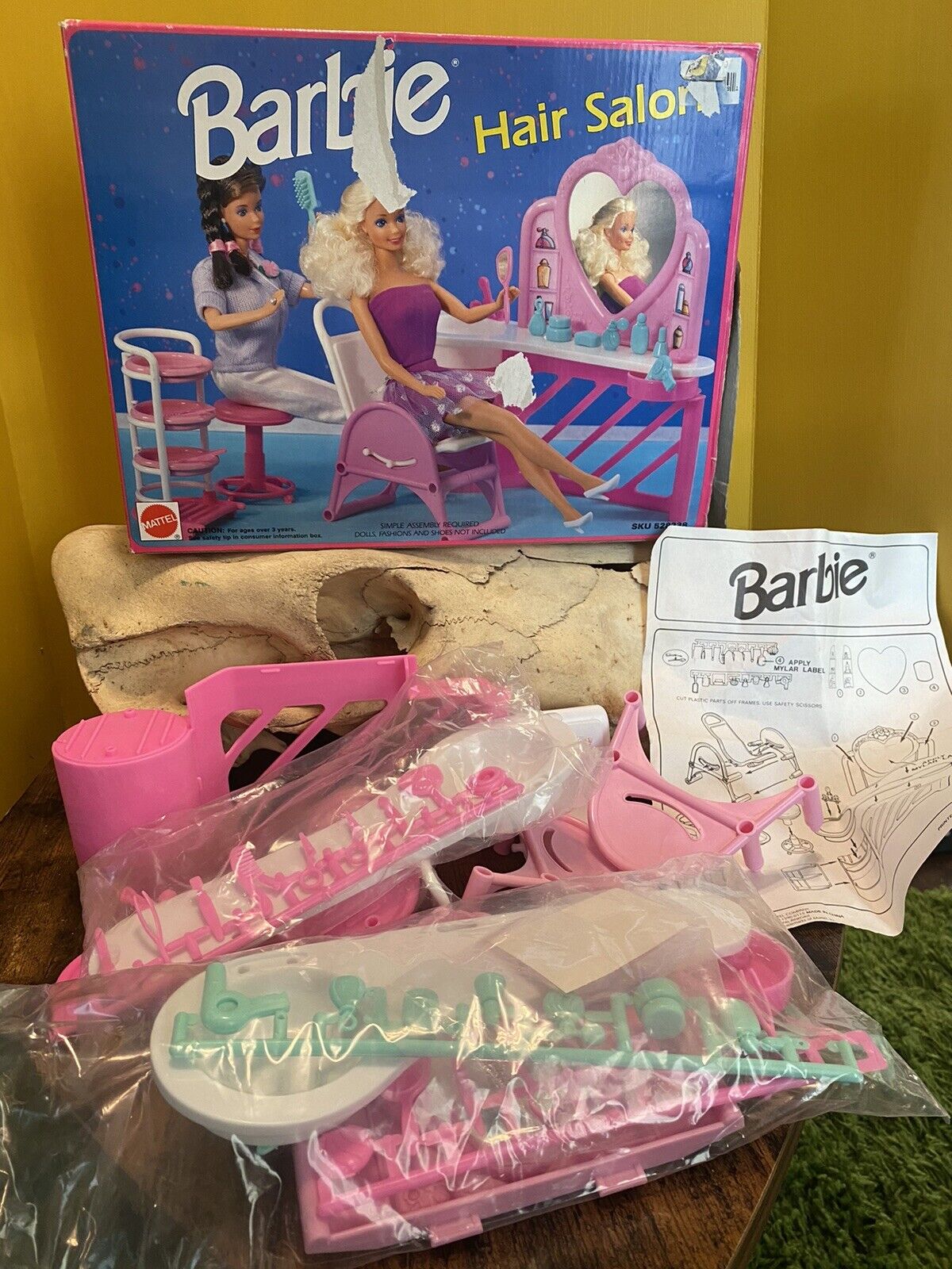 Vintage 1992 Mattel Barbie Hair Salon Complete EUC In Original Box Rare | eBay Vintage 1992 Mattel Barbie Hair Salon Complete EUC In Original Box Rare | eBay
