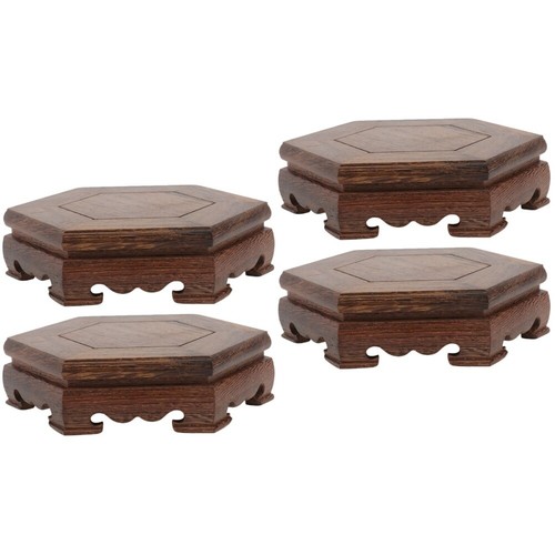 2 Pieces Vase Base Office Display Pedestal for Flower Pot Plants Stand Decor