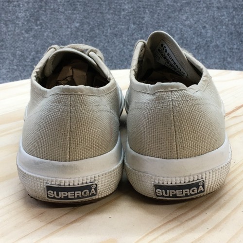 Superga Shoes Womens 6 Cotu Sneaker Beige Lace Up Comfort Casual Low S000010-949 - Picture 8 of 15