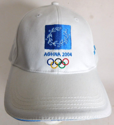 Athens Greece Olympics 2004 Volleyball Hat Cap Deadstock NOS Strapback