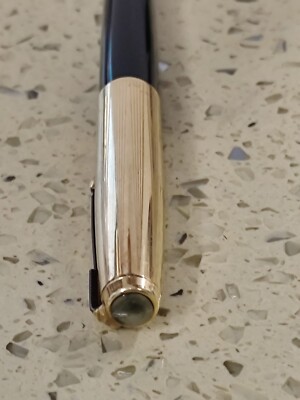 Parker 51 Fountain Pen 1/10 12k Gold Filled, 14k NIB Black /Gold