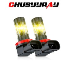 2pcs H11/H8/H9 Golden Yellow 4500K Fog Light Bulbs For Honda 2007-2014 CR-V
