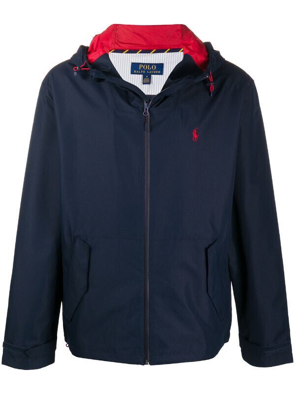 NWT Polo Ralph Lauren Navy Hooded Jacket Mens Sz Large L NWT Polo Ralph Lauren Navy Hooded Jacket Mens Sz Large L