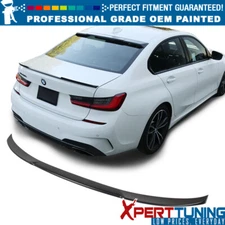 Fits 19-25 BMW 3 Series G20 Sedan V Style Rear Trunk Spoiler Painted OE Color