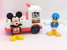 Mickey Mouse Clubhouse Playset lot of 3 Rescue Truck Donald  Mickey Figure 2011