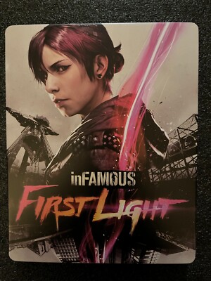 Infamous: First Light Custom-Made G2 Steelbook Case PS4 (NO GAME)